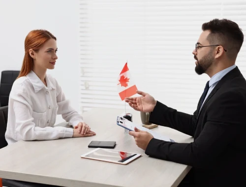 Permanent resident preparing documents for a Canadian PR card renewal application